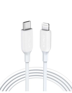 Anker PowerLine III USB-C to Lightning 2.0 Cable 6ft B2B - UN White (A8833)