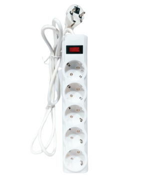 Surge protector Defender  ILS 351 1.8 m, white, 5 outlets (99351)