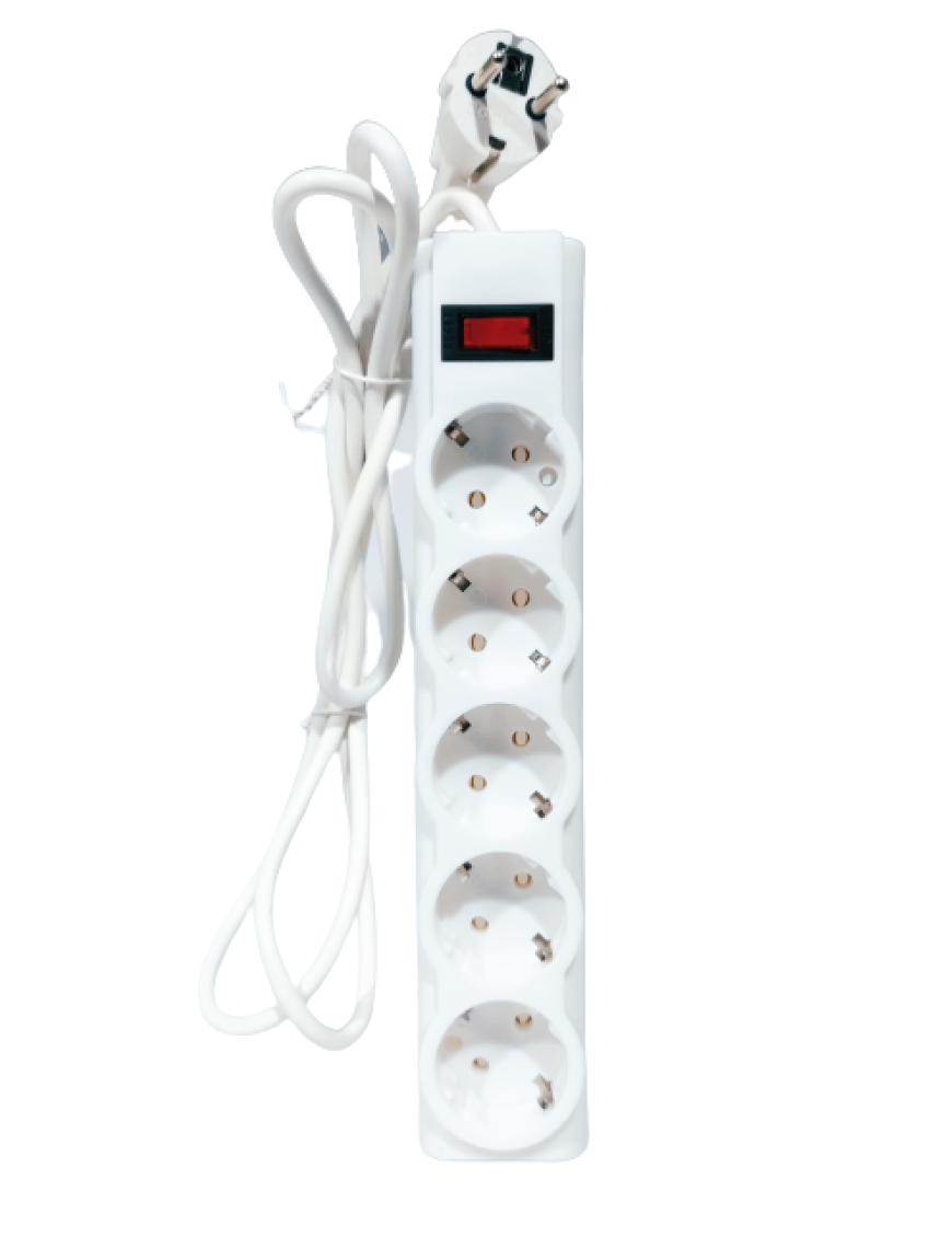 Surge protector Defender  ILS 351 1.8 m, white, 5 outlets (99351)