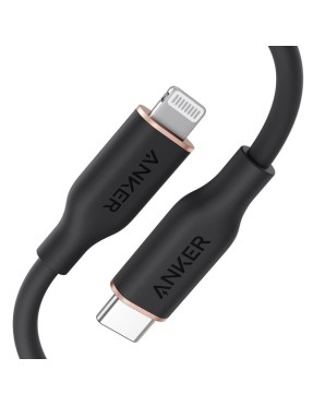 Anker PowerLine Soft USB-C to Lightning Cable 3ft B2B - UN Black (A8662-A8662H11)