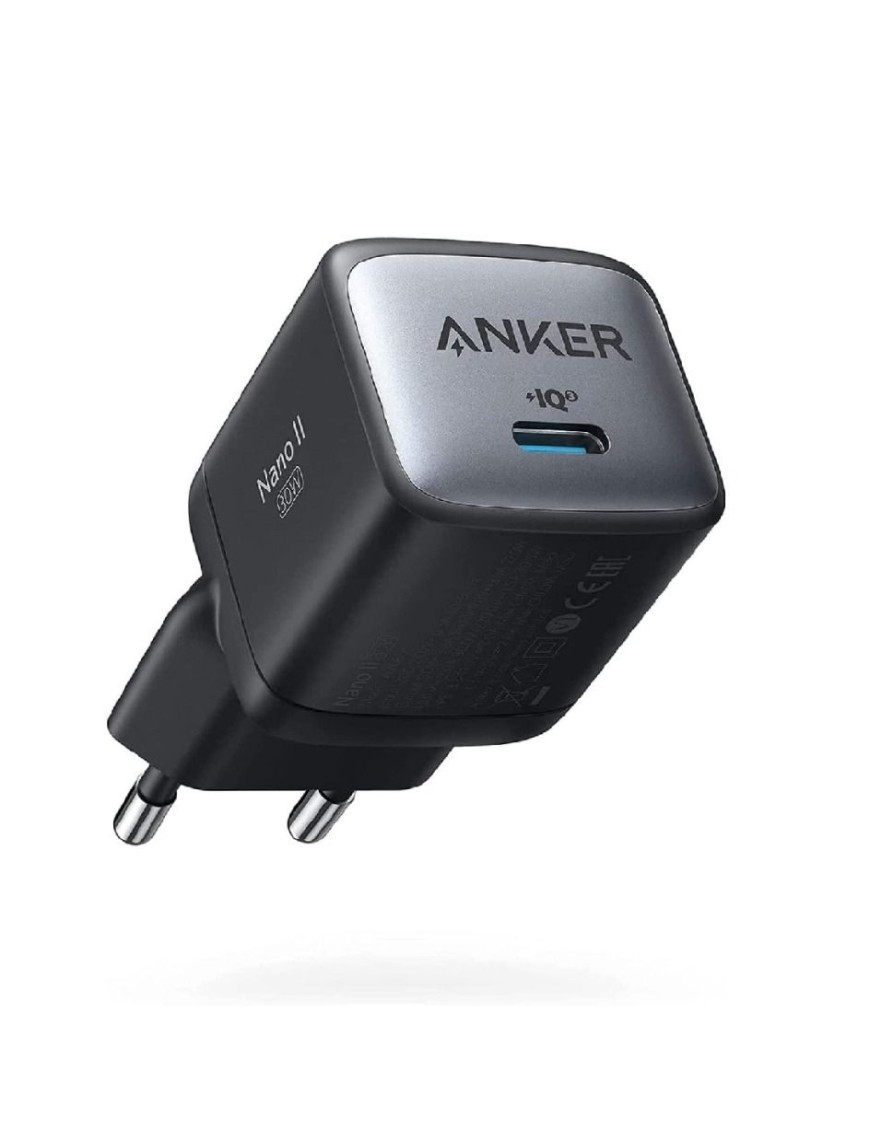 Anker 711 Charger (Nano II 30W) B2B - EG/TR/ID/CL Black (A2146L11)