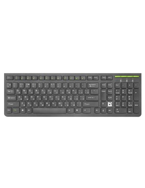 UltraMate SM-536 Wireless keyboard, RU, black, multimedia 45536