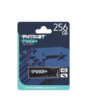 Patriot 256GB Push+ USB 3.2 Gen. 1 PSF256GPSHB32U