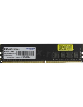 Patriot SL DDR4 8GB 2666MHz UDIMM PSD48G266681